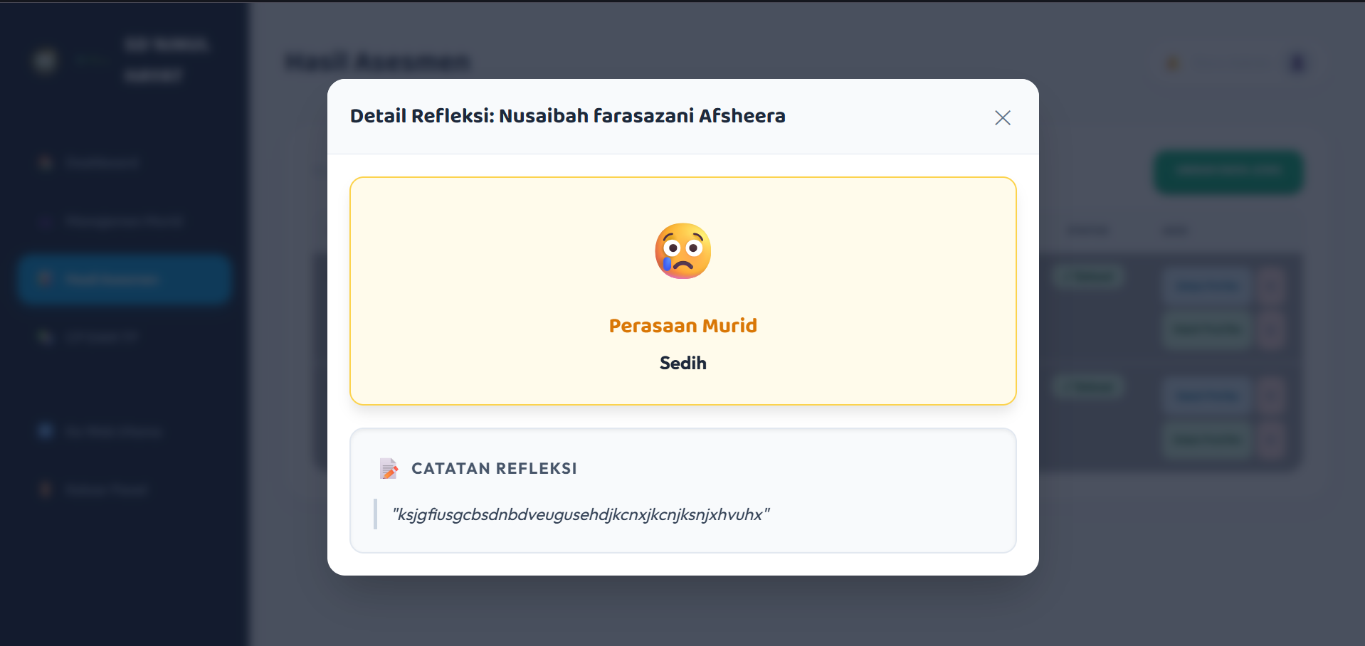 Data Muhasabah