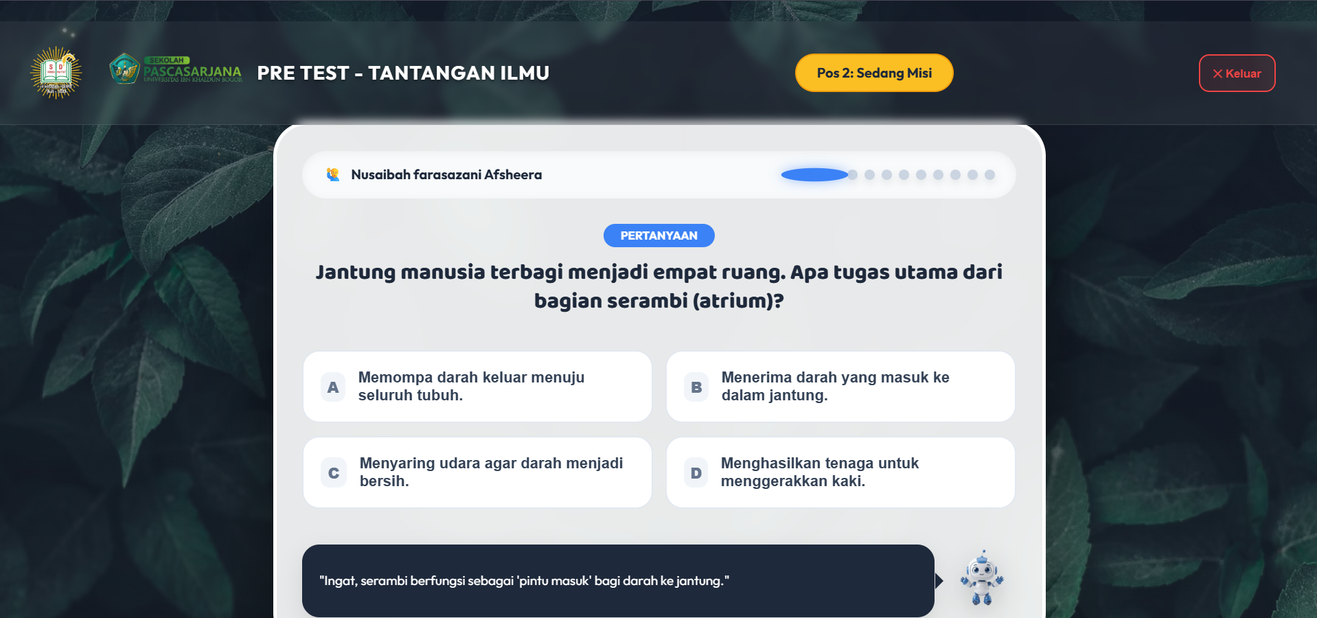 Misi Pos 2 - Soal